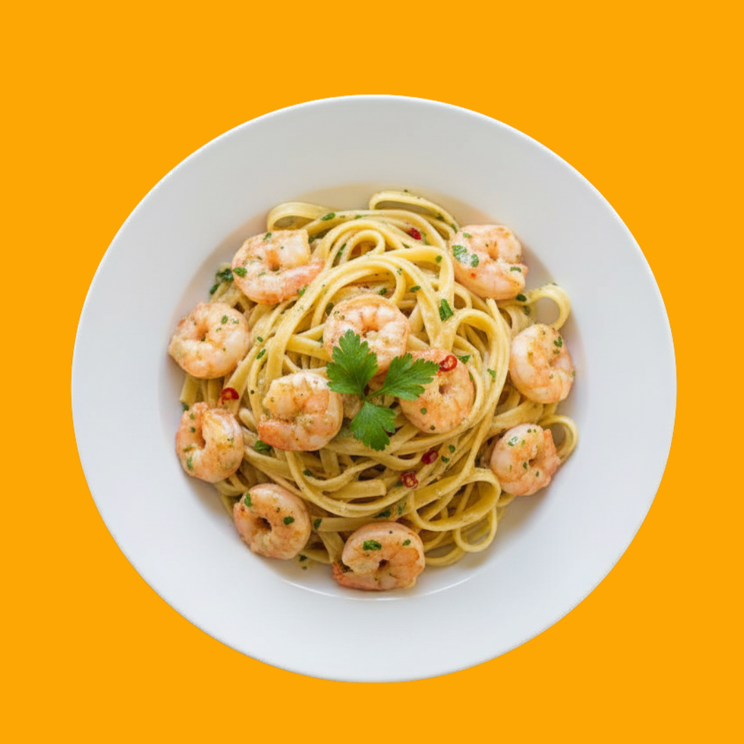 Linguini met Scampi