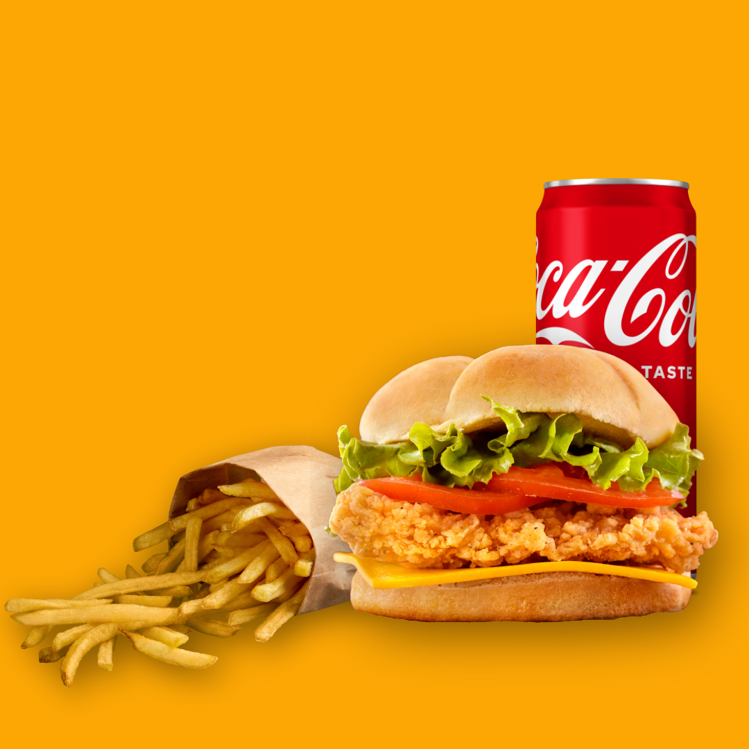 Crispy Chikn’ Burger Menu